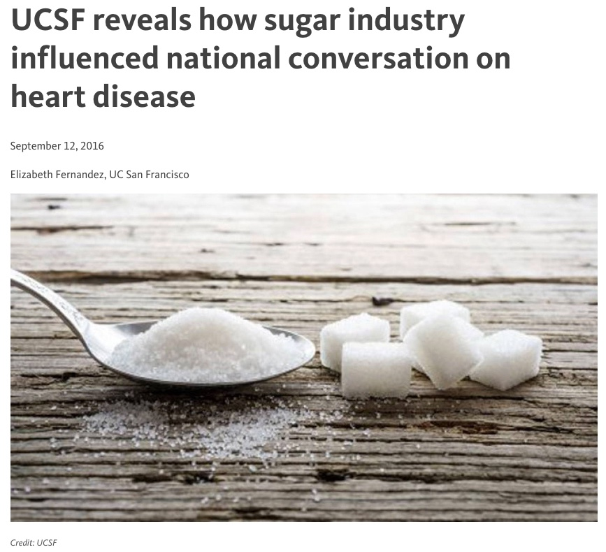 UCSF Reveals Sugar Industry Influenced Conversation on Heart Disease