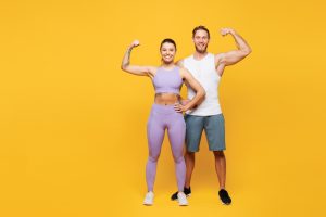 fit man and woman